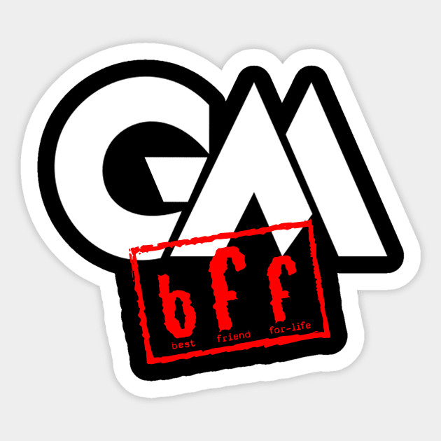 GM BFF Sticker by VaultOfPersonalityComics